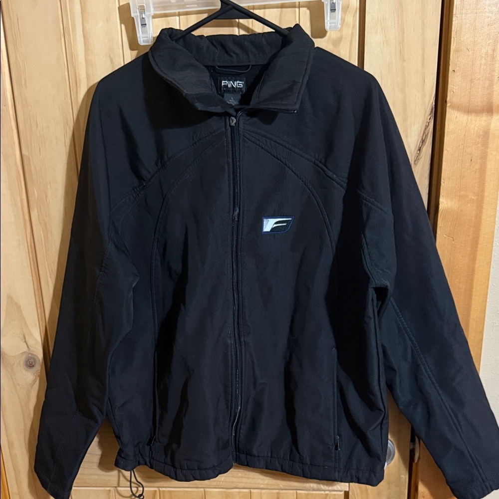 Ping Black Bomber Jacket